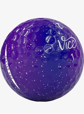 代购VICE Pro 2025新款渐变银河喷墨高水准高尔夫球稳定软三层