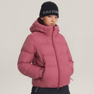 代购SALOMON萨洛蒙女士羽绒服保暖轻盈防风户外羽绒服连帽长袖