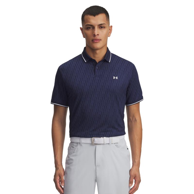 Under Armour/安德玛男士高尔夫运动针织 Polo 透气轻便弹力舒适