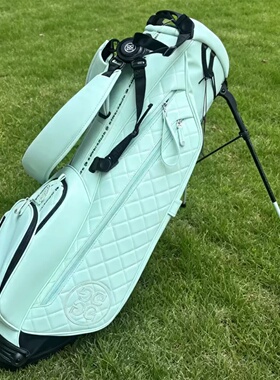 G/FORE DAYTONA PLUS清新时尚薄荷绿色绗缝女士高尔夫球包支架包