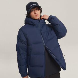 代购SALOMON萨洛蒙男士羽绒服保暖防风轻量保暖外套连帽长袖