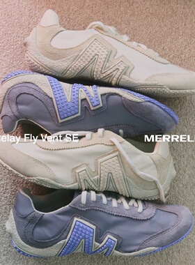 代购Merrell Relay Fly Vent迈乐透气网面拼接香芋紫色户外休闲鞋