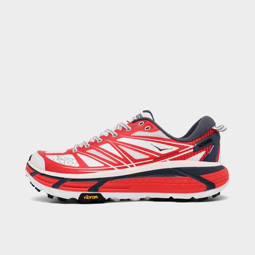 海外代购Hoka OneOne男士越野跑鞋Vibram大底抓地全地形防滑低帮