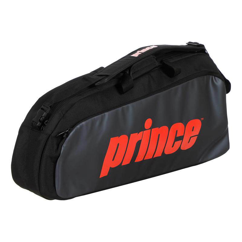 代购Prince王子网球包容纳三支球拍保护球拍分区收纳便携设计