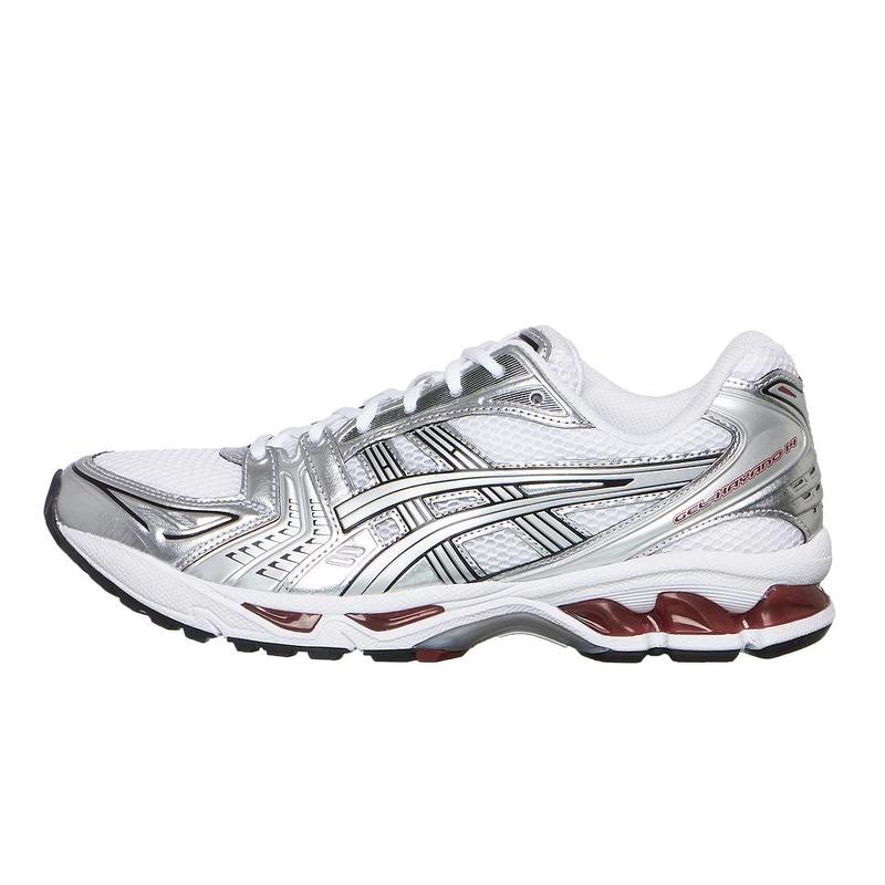 海外代购Asics/亚瑟士男士运动休闲鞋缓震舒适低帮银白配色