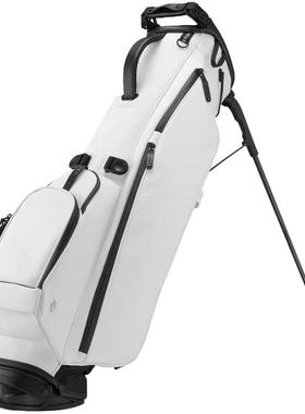 代购VESSEL男士高尔夫球包可站立多隔层携带便捷防滑底座白色