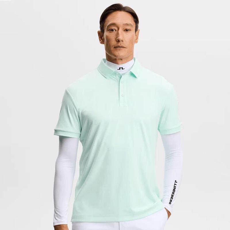 代购J．Lindeberg/金林德伯格男士高尔夫Polo衫短袖速干吸湿排汗