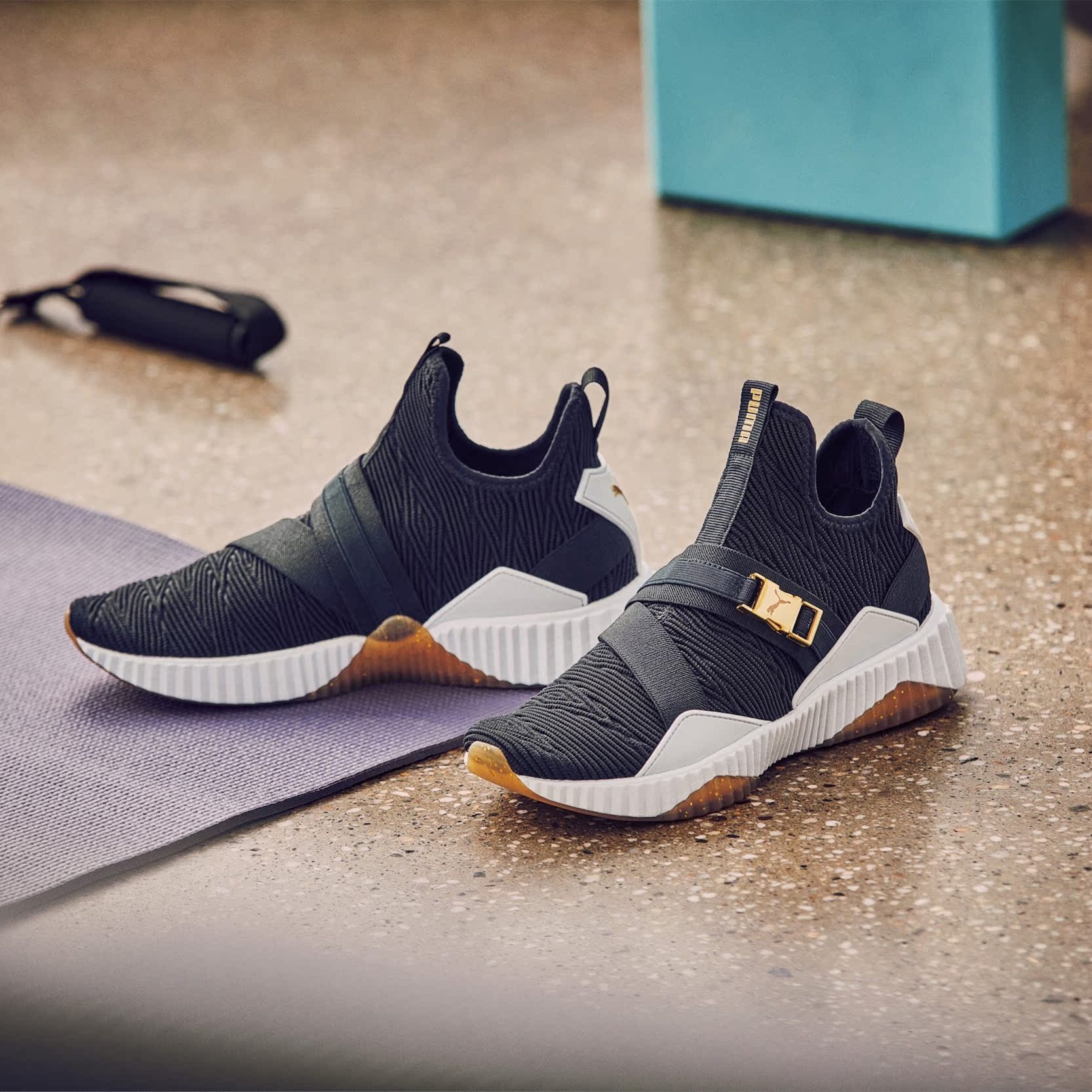 代購彪馬PUMA Defy Mid 娜扎 賽琳娜同款中幫女休閑運動訓練鞋