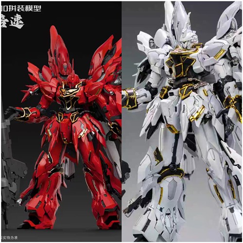 现货白狼 赤红三倍速 彗星科技 新安洲职人样式 1/100 拼装模型