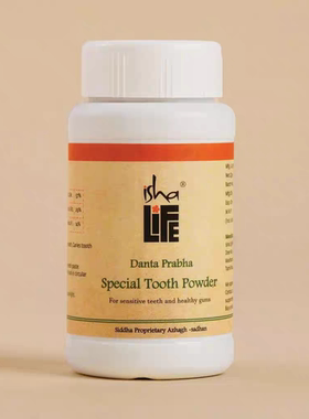 印度进口Isha牙粉|口腔护理|清新口气|牙龈护理|清洁牙齿清仓特价