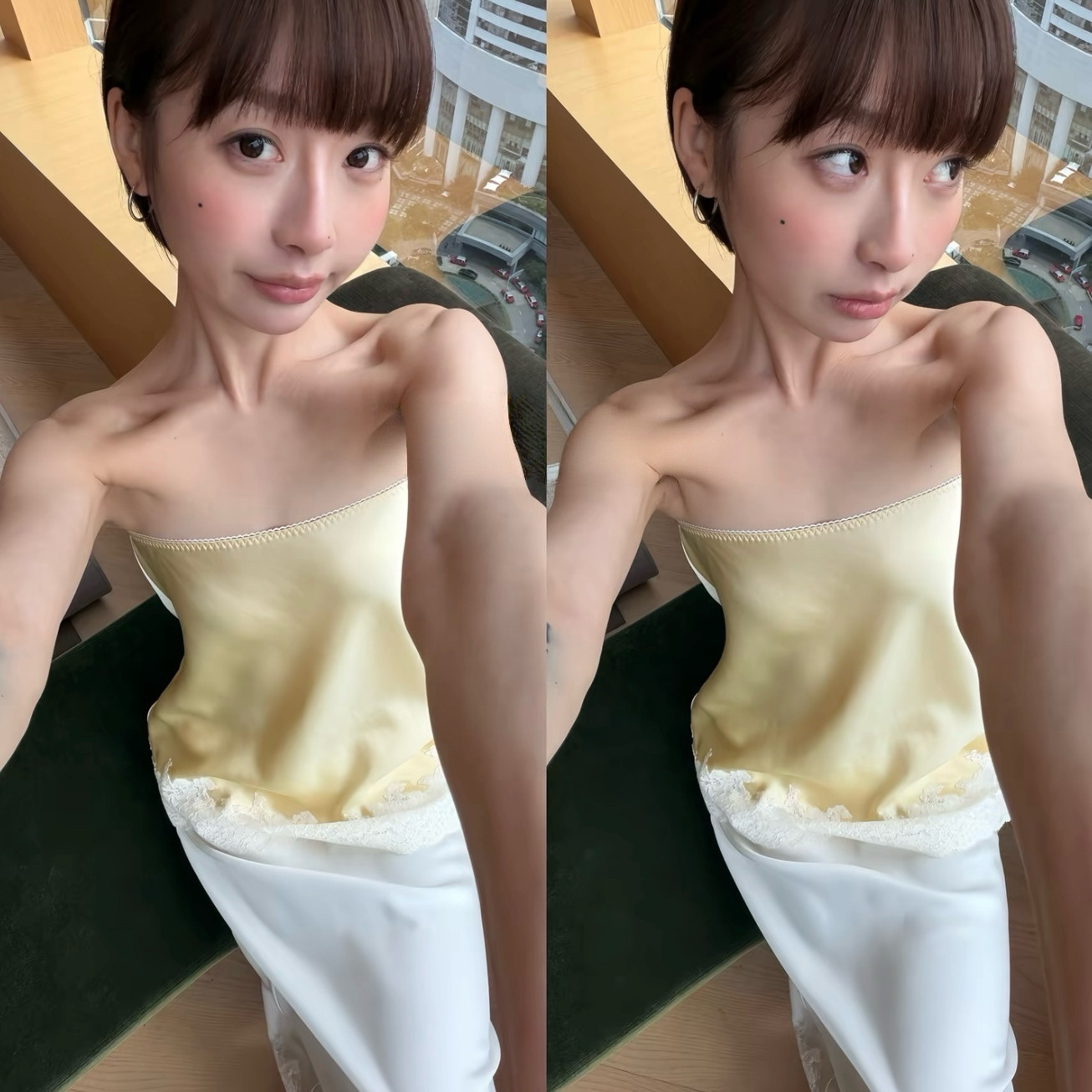 Monkey Studio「迷si人的及致曲线2.0」绝赞人鱼版型醋酸缎面短裙