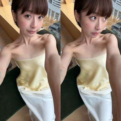 绝赞人鱼版型醋酸缎面短裙