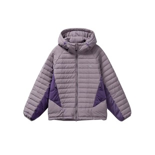 Eagle Vogue户外90白鸭绒拼色轻薄防风保暖排骨连帽羽绒服男女