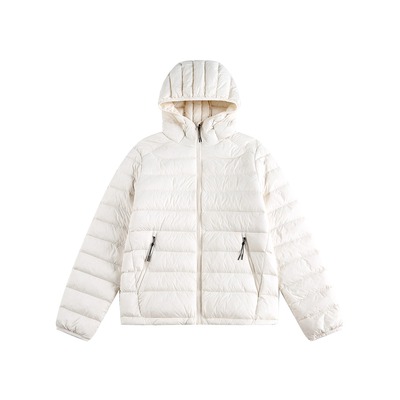 Eagle Vogue户外连帽轻量化90白鸭绒宽松百搭排骨羽绒服