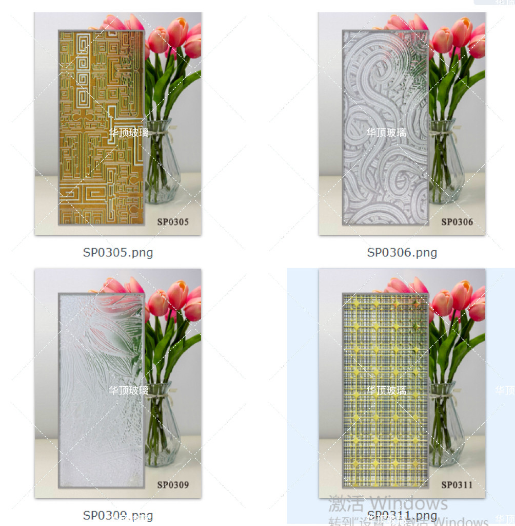 艺术玻璃定制珐琅彩工艺玻璃隔断屏风门窗玻璃彩色玻璃晶熔晶刻