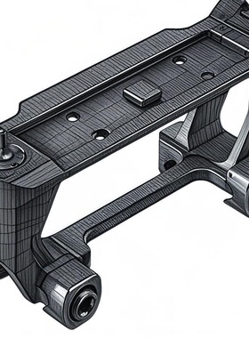 DMAG MT005 1.93英寸T2支架 设计图