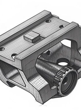 DMAG MT003 红点支架 1.57英寸 设计图