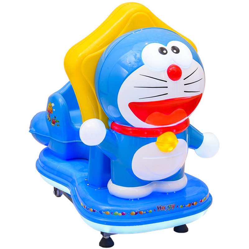 摇摇车新款叮当猫投币家用儿童