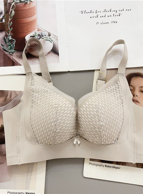 古妃31090亲亲棉中薄款养护型小胸聚拢无侧骨调整型收副乳文胸罩