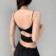 妃子纪3637内衣交叉性感露背辣妹吊带背心女内搭外穿修身 抹胸上衣
