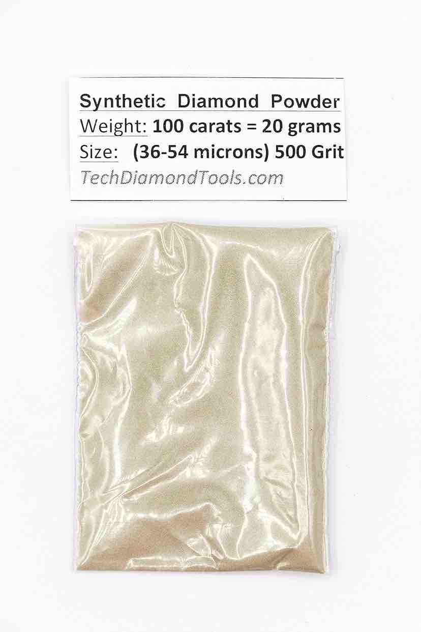 TechDiamondTool钻石粉研磨粉500目粒径36–54微米100克拉=20克