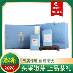2026新茶常州 金坛绿茶雀舌 头采早春嫩芽 250g 臻品手工茶礼盒装
