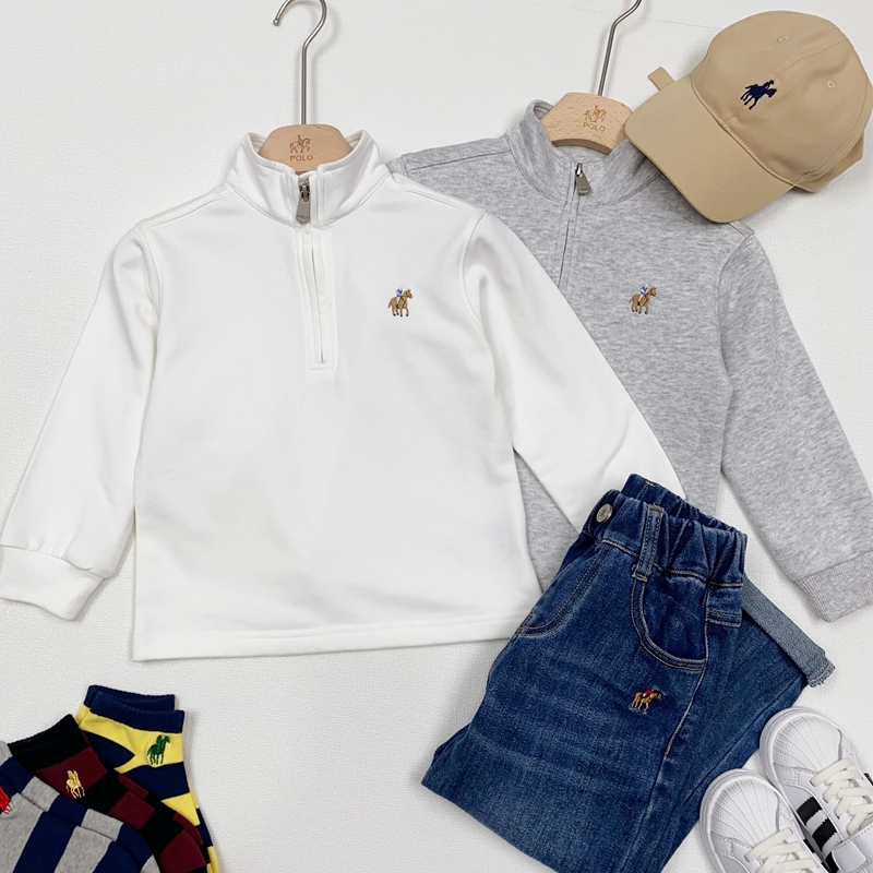 中大童宝宝春秋季新款休闲半开领长袖T恤儿童纯色套头上衣86123