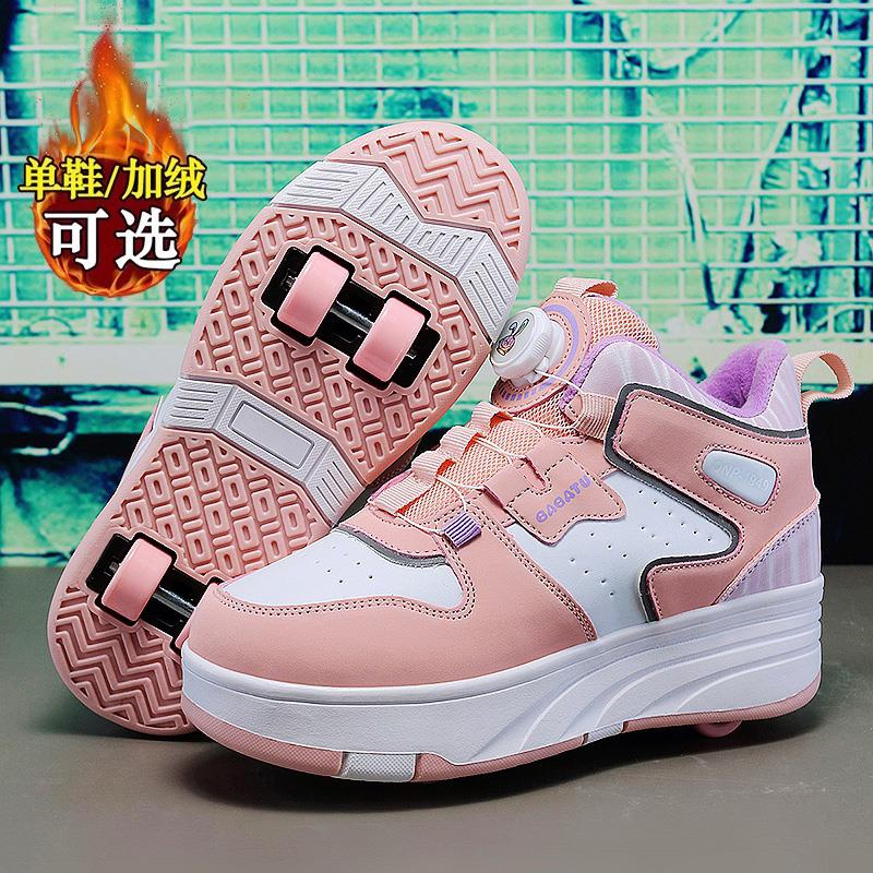 女童暴走鞋2025新款冬季加绒保暖