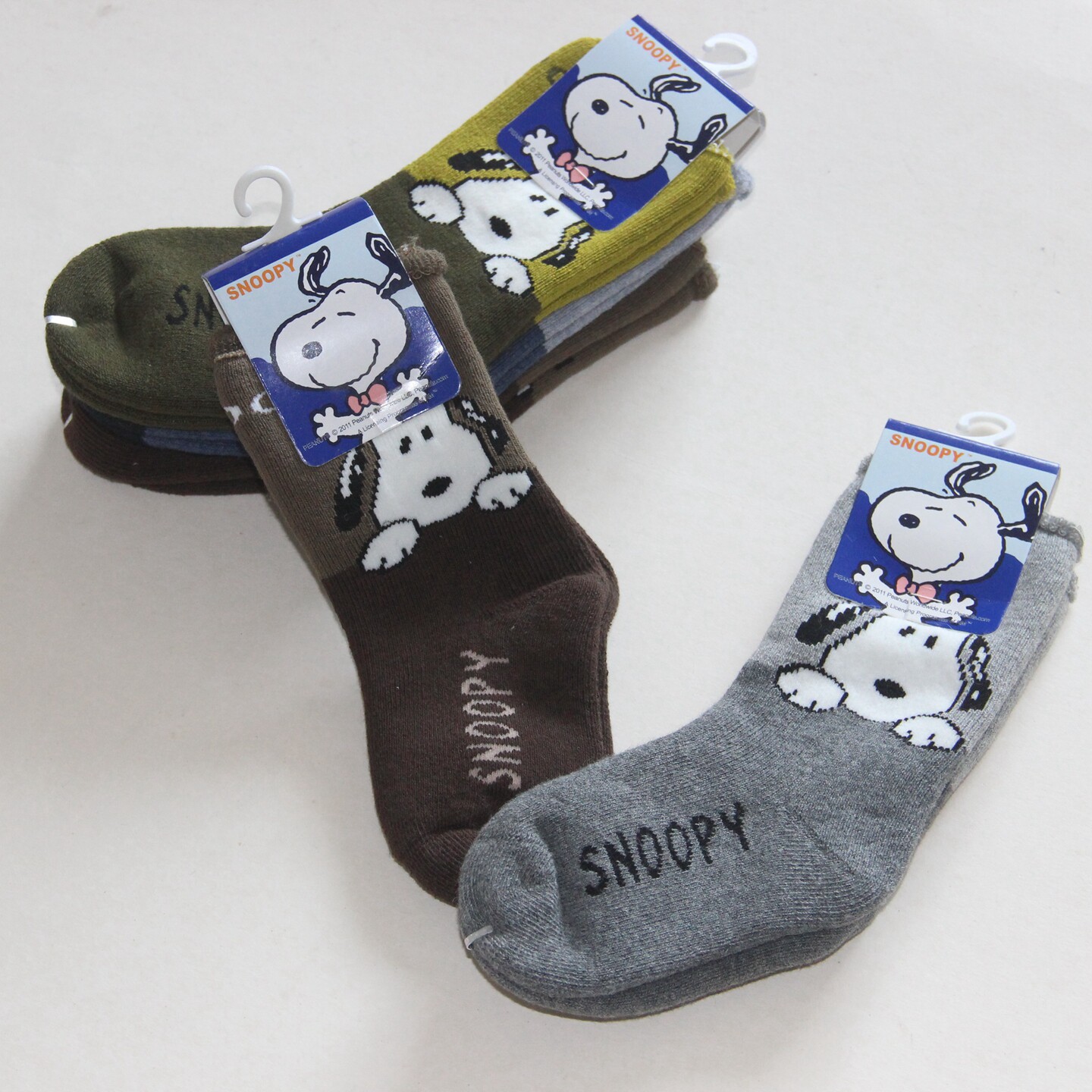 正品SNOOPY 6954毛圈儿童袜子(0-16岁