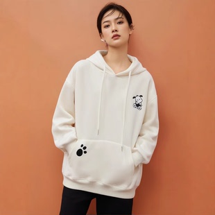24秋冬新款连帽加绒卫衣时尚可爱大码学生减龄卫衣返校穿搭外套