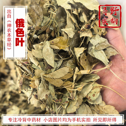 寻野实拍药材俄色叶