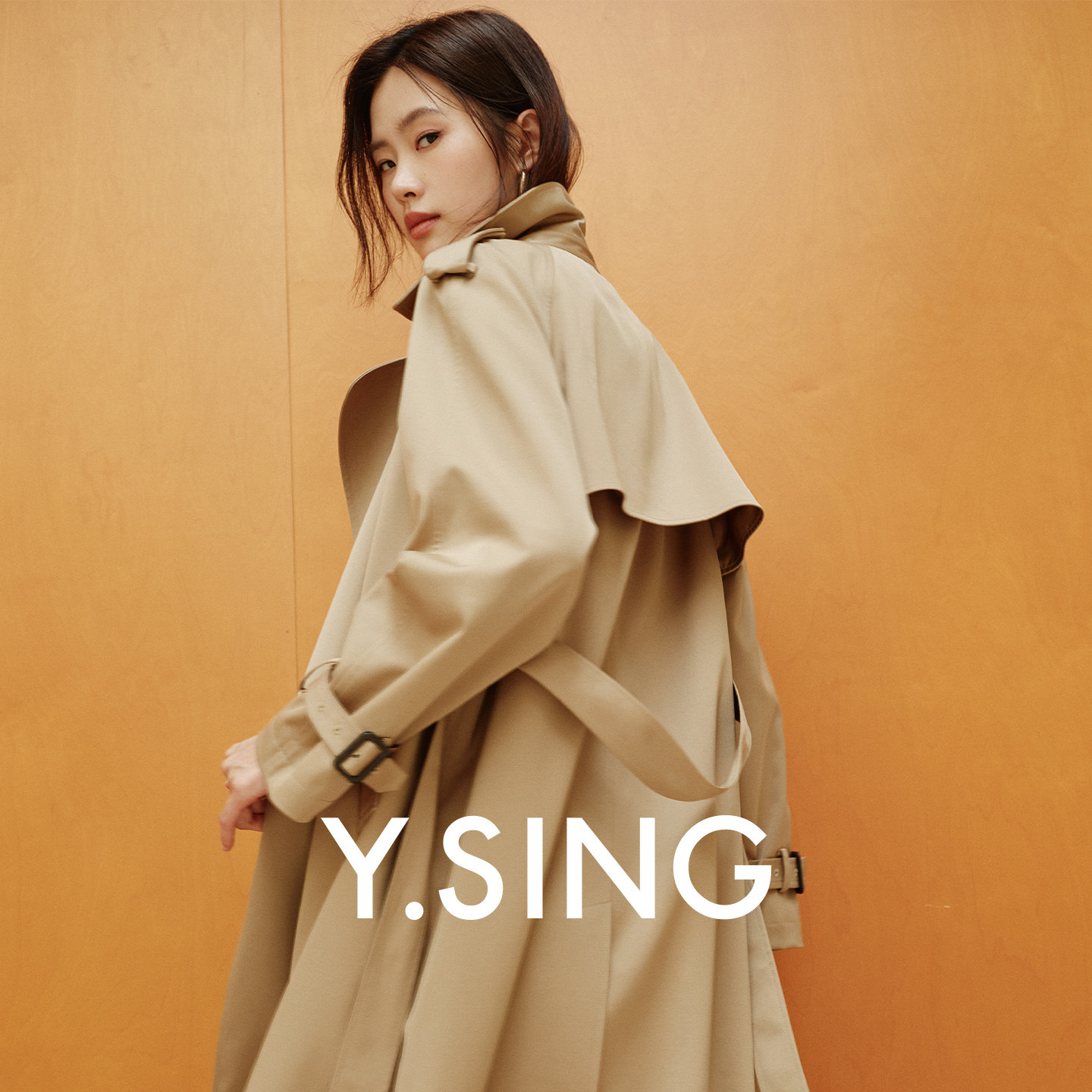 衣香丽影免烫抗皱风衣女中长款2026年春装新款藏青色英伦风外套