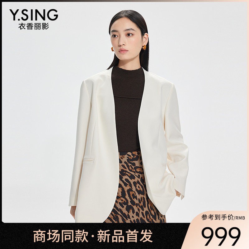 【商场同款】Y.SING衣香丽影2025年春中长外套150211908