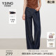 防褪色 新款 衣香丽影时尚 女2025年秋冬装 宽松直筒裤 原色牛仔裤