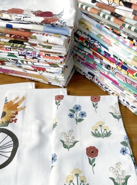 20元3条 孤品纱布茶巾 全棉出漂亮国外贸 欧美订单约41*66cm