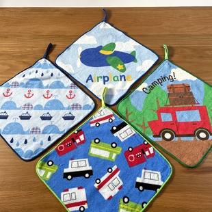 小方巾25 幼儿园小挂巾 25纯棉吸水外贸原单 擦手巾 B32挂式