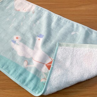 推荐K3国内好牌柔软纱布童巾 宝宝用洗脸毛巾50*25儿童纱布毛巾柔