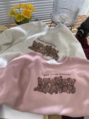 质感纯棉不起球经典印花百搭卫衣