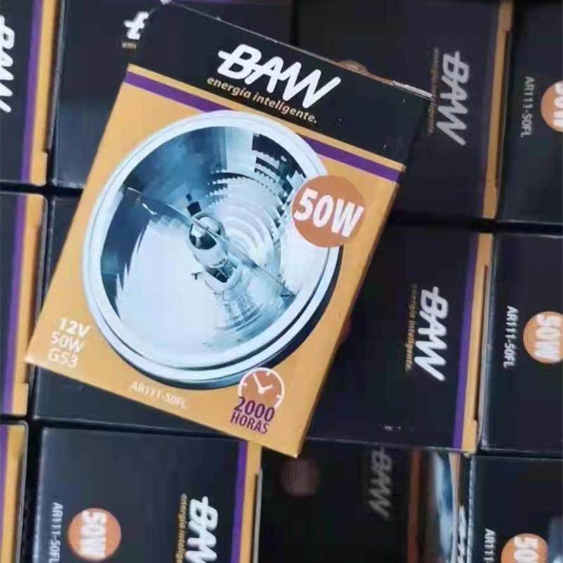 雷士铝杯12v50w NHDJ50 NHDW50-QR80 24度 QR111格栅轨道射灯灯芯