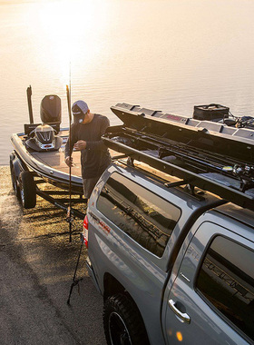 yakima车顶钓竿箱TopWater装放钓鱼竿汽车储物小型细长行李箱