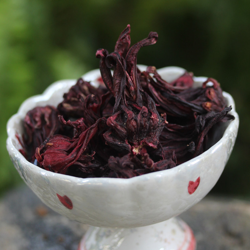 洛神花茶80g云南特级新鲜玫瑰茄干花水果茶叶干度好泡水煮汤