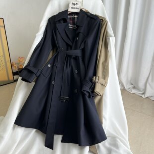 风衣外套女正装 倩牛神货渠道 通勤高级感中长款 款 可收腰 2026春装