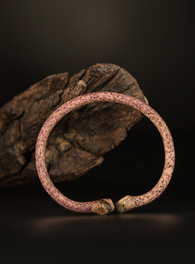 直播间纹路大手紫色藤镯龙纹藤