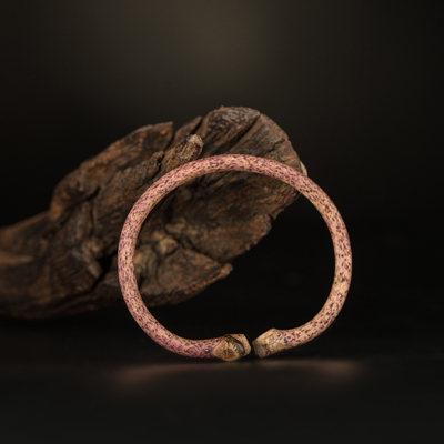 直播间纹路大手紫色藤镯龙纹藤