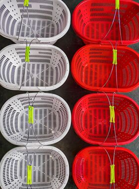 白色红色草莓铁提摔不烂水果篮桃子葡萄篮10斤15斤20斤30斤枇杷筐