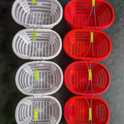 白色红色草莓铁提摔不烂水果篮桃子葡萄篮10斤15斤20斤30斤枇杷筐