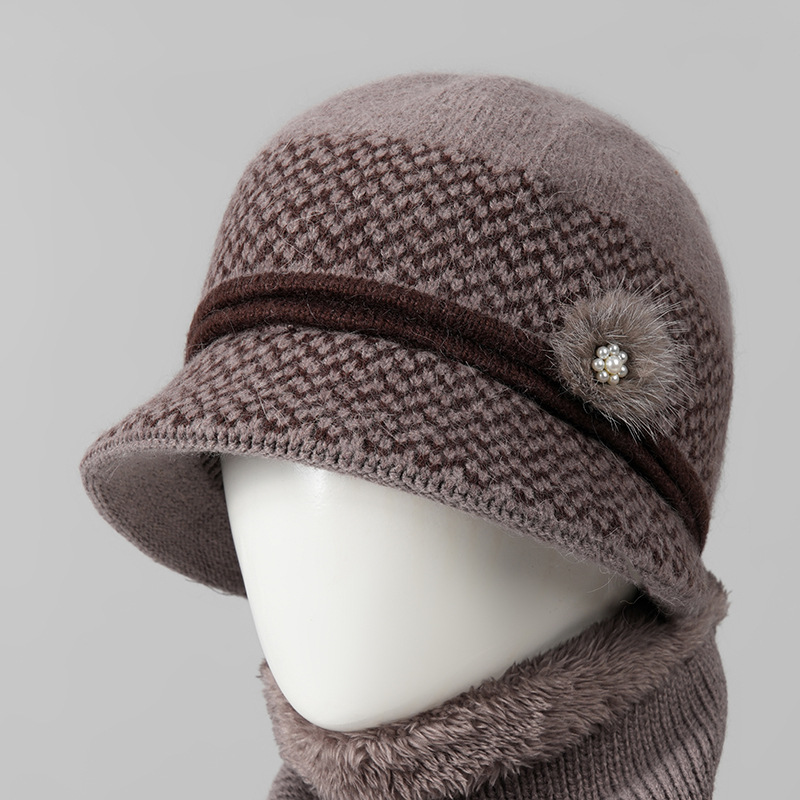 中老年人帽子女秋冬季护耳保暖