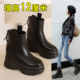 今年流行 短靴真皮内增高12cm马丁靴 冬款 初秋靴子女2025新款 爆款