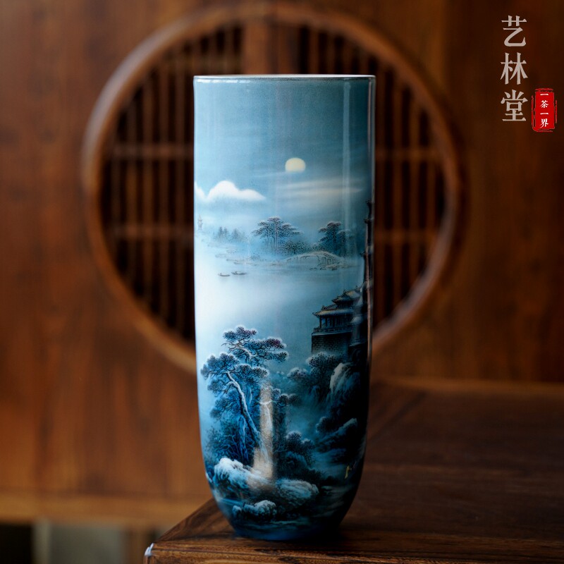 艺林堂藏夏夜清风花插