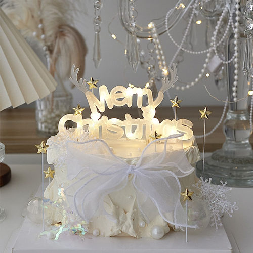 2025圣诞节蛋糕装饰品